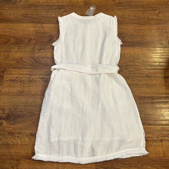 J.Crew Raw-hem mini shirt-dress in linen - Picture 2 of 6